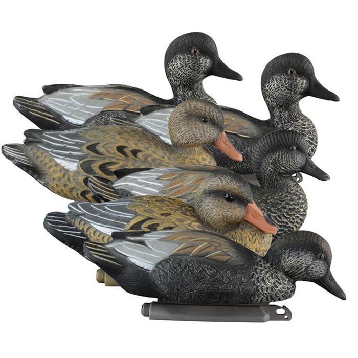 Чучело Higdon Outdoors Higdon Standard Foam Filled Gadwalls Duck Decoys - 6 Pack