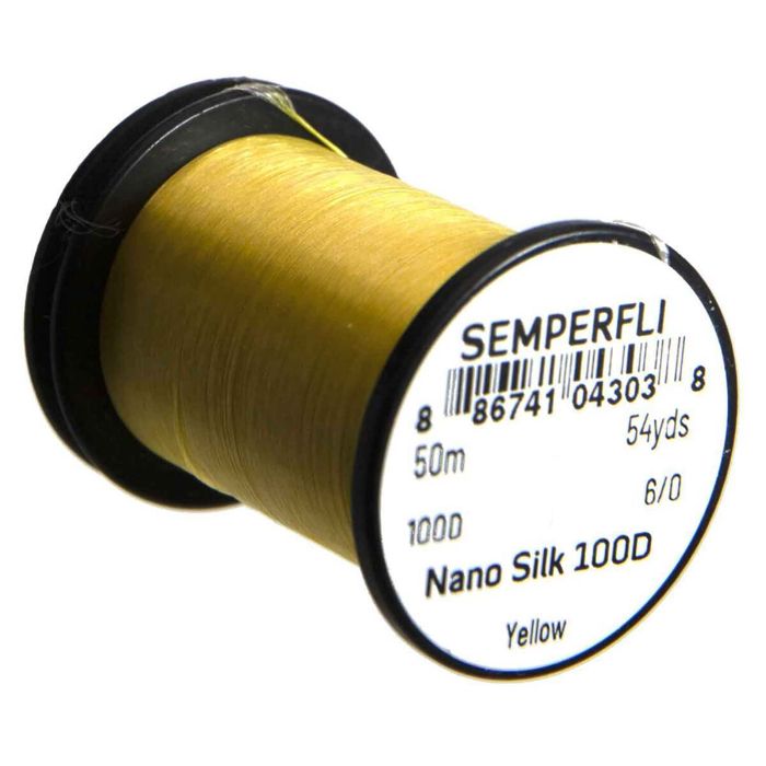 Материал для вязания мушек Semperfli Nano Silk Fly Tying Thread