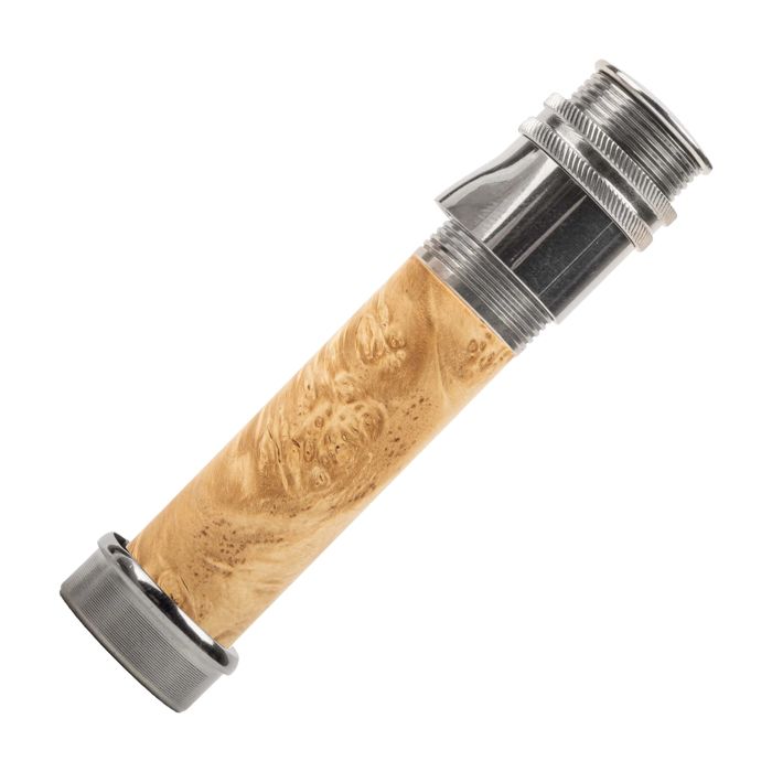 Нахлыстовая катушка REC Nickel Silver Fly Reel Seat NBM - Box Elder Burl