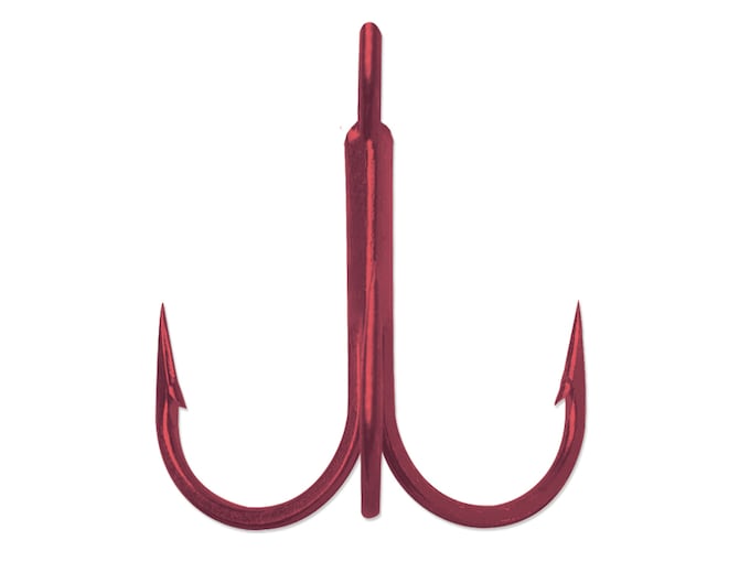 Крючки VMC Inline Treble Hook #4 Tin Red 10PK