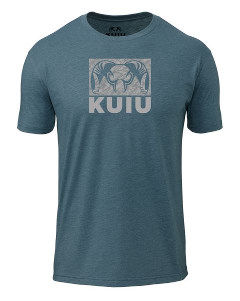 Рыболовная рубашка KUIU Gritstone Logo T-Shirt | Indigo