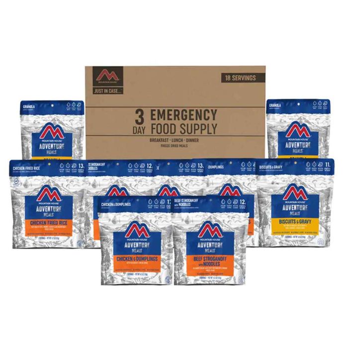 Снаряжение для выживания Mountain House 3-Day Emergency Meal Kit