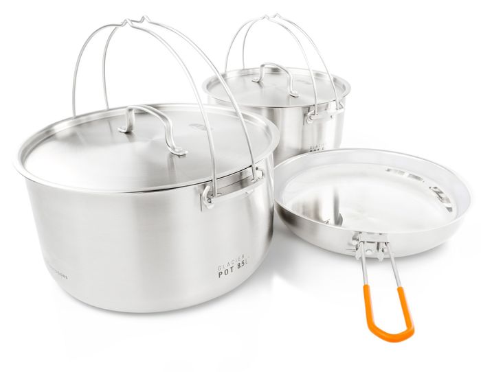 Походная посуда GSI Outdoors Glacier Stainless Troop Cookset