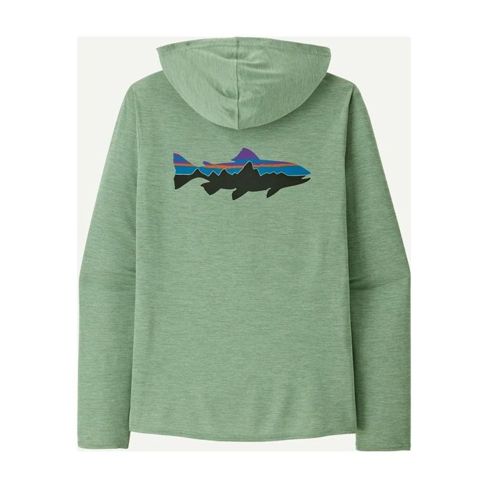 Рыболовная рубашка Patagonia M's Capilene Cool Daily Graphic Hoody - Fitz Roy Trout: Ellwo