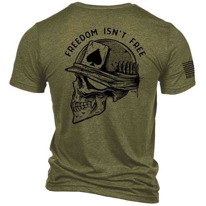 Рыболовная рубашка Nine Line Men's Freedom Isn't Free Short Sleeve Casual Shirt