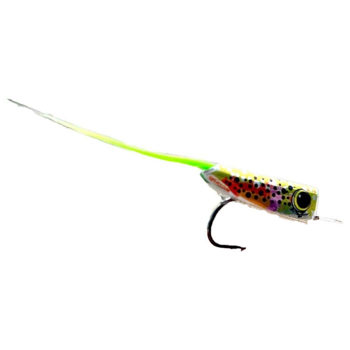Мушки Flymen Fishing Co Surface Seducer Baby Trout Streamers - Brown and Rainbow, Size 4,