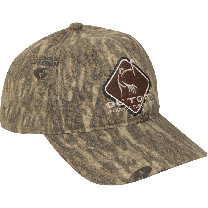 Охотничий камуфляж Ol' Tom Camo Cotton Diamond Logo Cap - Mossy Oak Bottomland / One Size