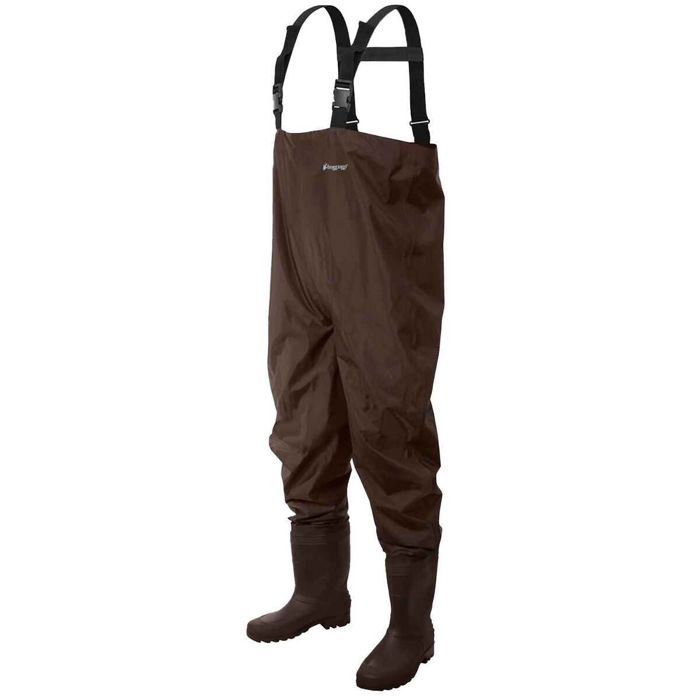 Вейдерсы Frogg Toggs Men's Rana PVC Bootfoot Hunting Waders - Brown - Size 12