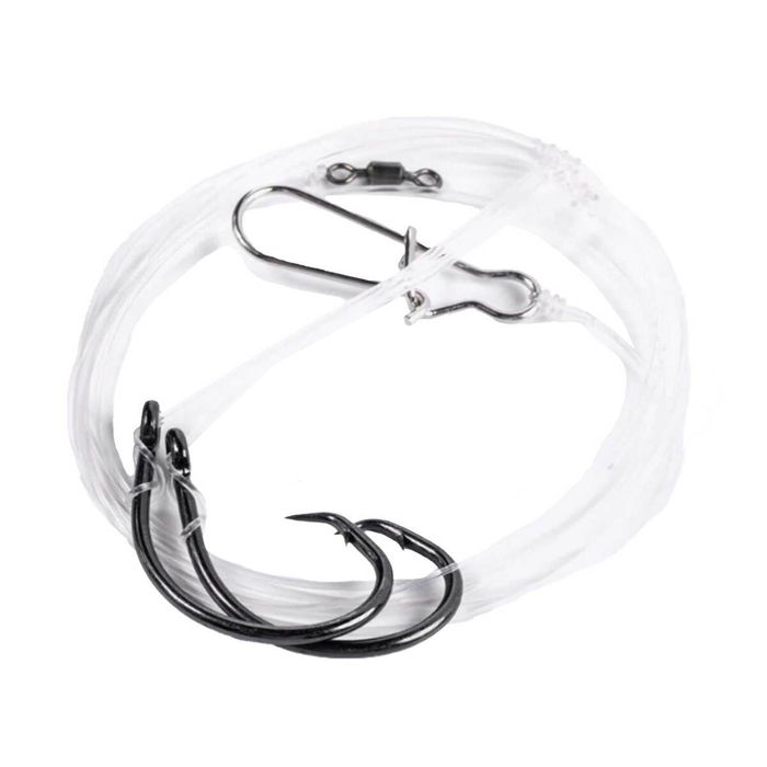 Готовая оснастка BlacktipH Multi-Hook Bottom Rig - Black Nickel, 40lb-80lb
