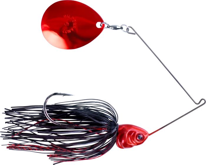 Спиннербейт BOOYAH Covert Series 1/2 oz Spinnerbait Black/Medium Red 01