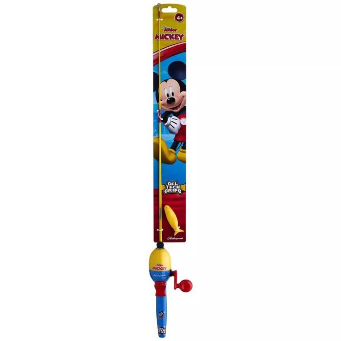 Комплект удилище + катушка Shakespeare Disney Mickey Beginner Rod and Reel Combo Kit - 2ft