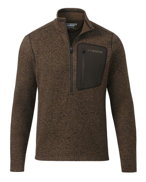 Рыболовная рубашка KUIU Base Camp Pullover Sweater | Grizzly Heather