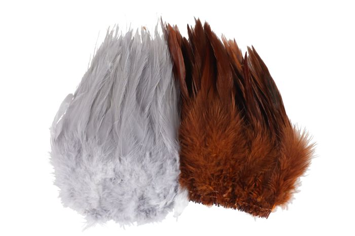 Материал для вязания мушек Hareline Strung Saddle Hackle