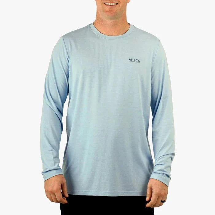 Рыболовная рубашка AFTCO Fishing Tackle Company AFTCO Ocean Bound Long Sleeve Sun Shirt