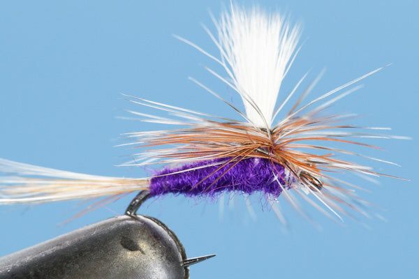 Мушки Big Y Fly Co. Barbless Purple Haze - Mayfly Dry Fly