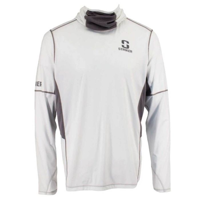 Рыболовная рубашка Striker Men's Guardian Long Sleeve Fishing Hoodie - Moonstone Heather,