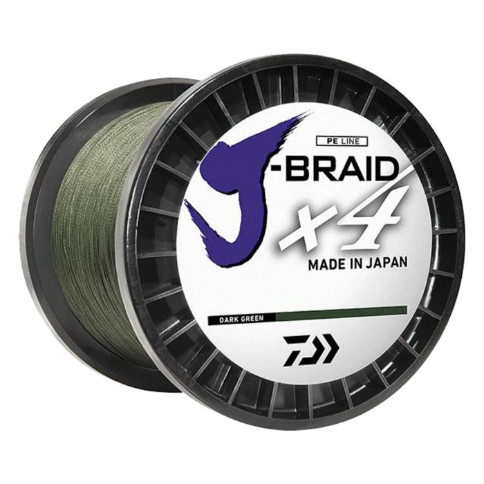 Плетёный шнур Daiwa J-Braid x4 Braided Line (3000 yd Spools)