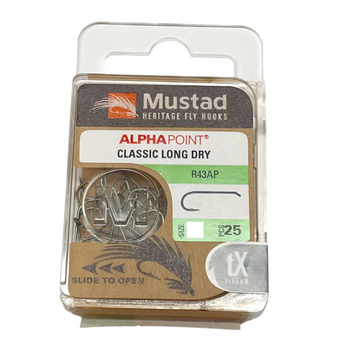 Крючки Mustad Heritage Dry Fly Hook R43AP - 10 /25pk