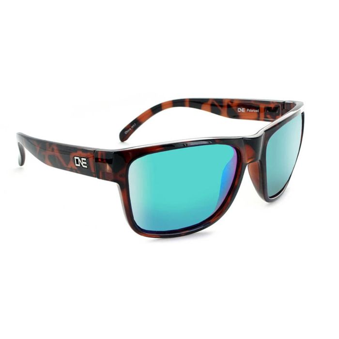 Поляризационные очки Optic Nerve Kingfish Polarized Sunglasses - Shiny Dark Demi/Blue