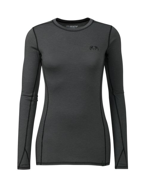 Термобельё KUIU Women's ULTRA Merino 145 LS Crew | Gunmetal