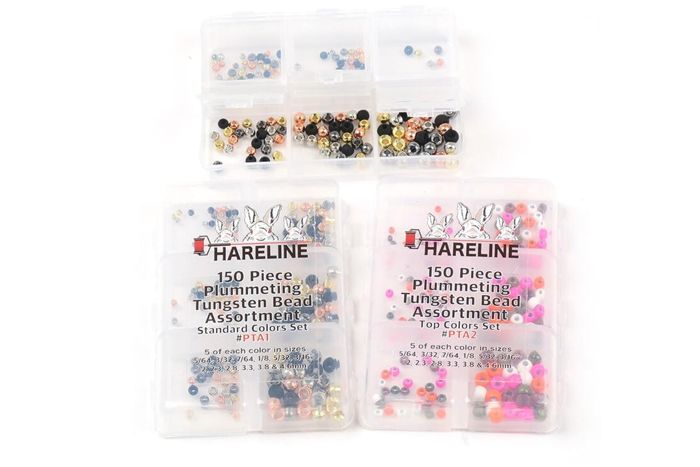 Грузила Hareline Plummeting Tungsten Bead 150 Piece Assortment