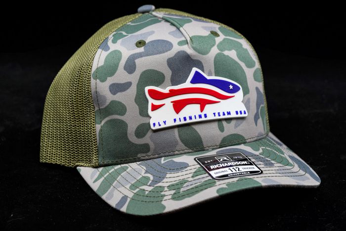 Головной убор Fly Fishing Team USA Trucker Hats *New Fall '25* - Dark Camo