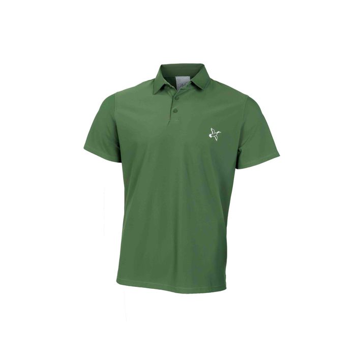 Рыболовная рубашка Short Par 4 The Marksman Polo - Hunter Green