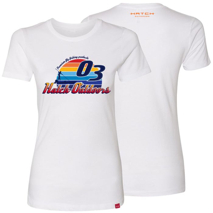 Рыболовная рубашка Hatch Outdoors, INC Women's Retro Sunrise Tee