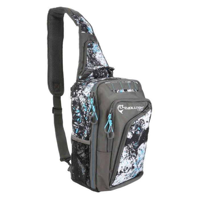 Аксессуар нахлыстовика Evolution Outdoor Largemouth 3600 Tackle Sling Pack - Quartz Blue