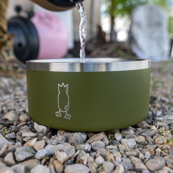 Снаряжение для собаки 64 oz Fido Large Dog Bowl - Covert Green
