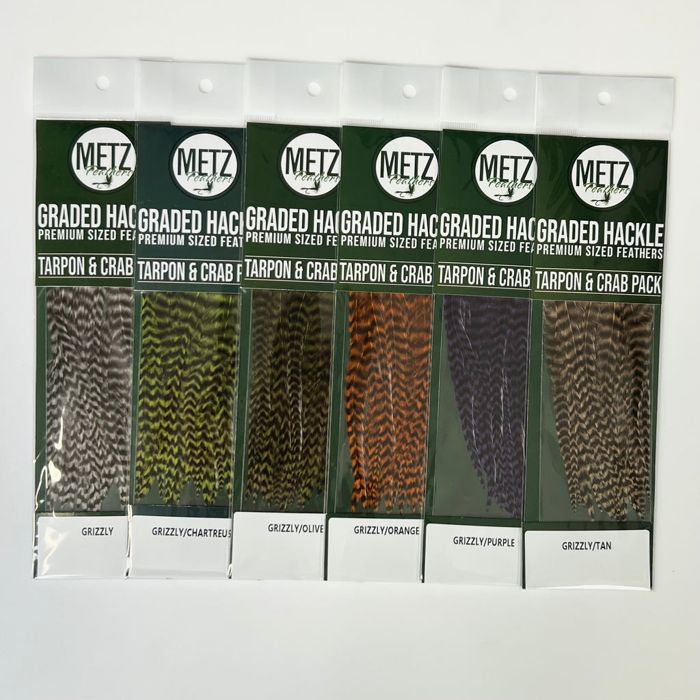 Материал для вязания мушек Umpqua Metz - Hackle Tarpon and Crab Pack