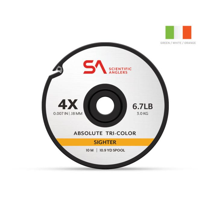 Поводковый материал Scientific Anglers Absolute Tri-Color Tippet