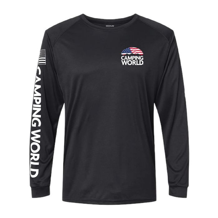 Рыболовная рубашка Camping World Logo UPF 50 F Performance Long Sleeve Shirt