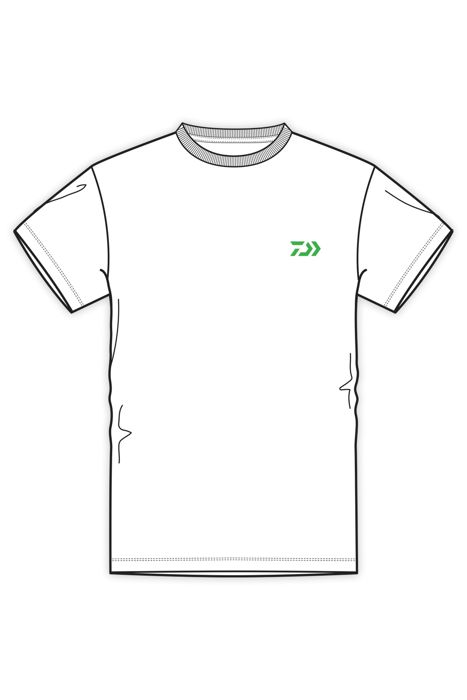 Рыболовная рубашка DAIWA D-Vec Mahi Pattern White Logo T-Shirt