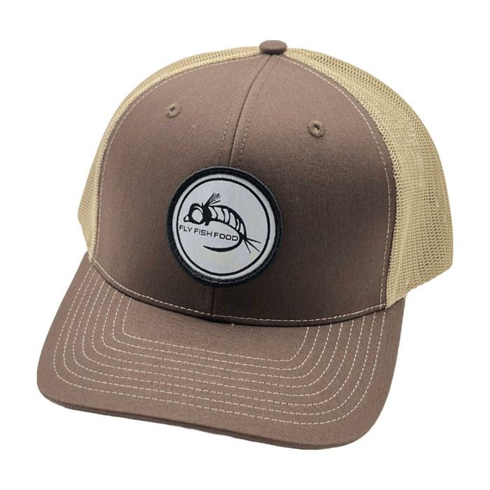 Головной убор Four Season Co Fly Fish Food Logo Hat - Brown Khaki
