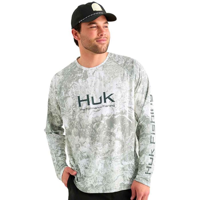 Рыболовная рубашка Huk Men's Mossy Oak Pursuit Performance Long Sleeve Fishing Shirt
