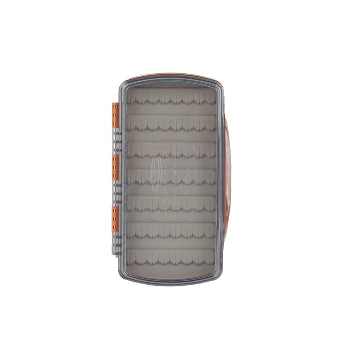 Коробка для мушек Fishpond Tacky Pescador Fly Box - Medium - Clear - Clear Burnt Orange