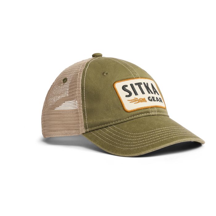 Головной убор Heritage Patch Vintage Trucker Olive Green - OSFA