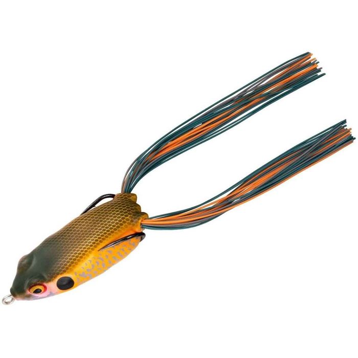 Силиконовая приманка Booyah Baits Booyah Pad Crasher Frog - Pumpkinseed, 2-1/2in