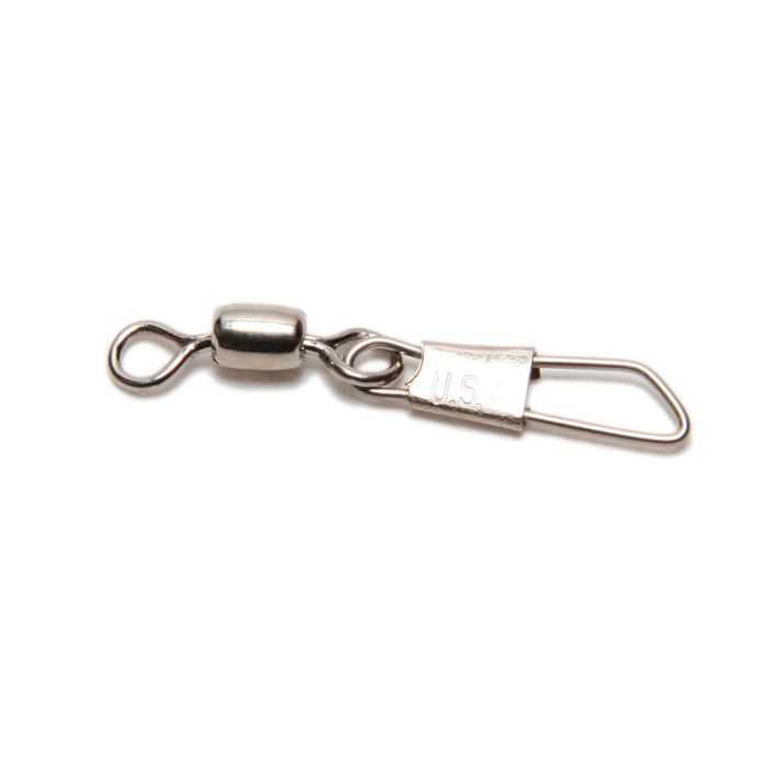 Вертлюги и застёжки Rosco Safety Snap Swivels - Nickel Finish, Size 5, 50 Lb. Test, 12 Pac