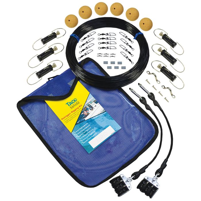 Монофильная леска TACO METALS, INC. TACO Premium Mono Triple Rigging Kit