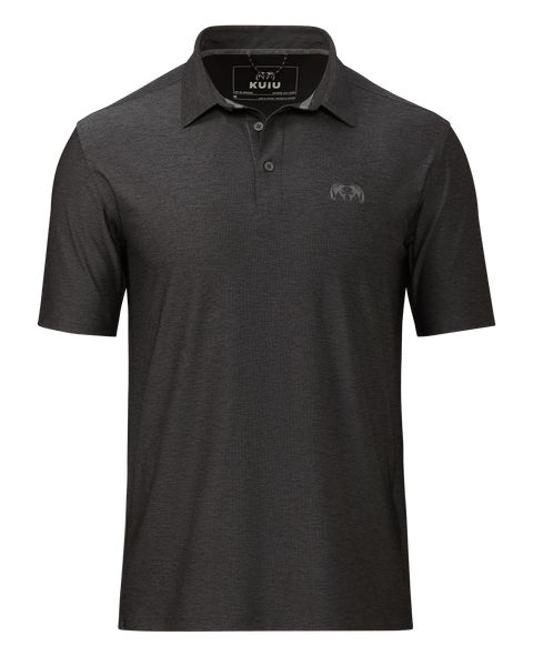 Рыболовная рубашка KUIU Performance Polo | Heather Black