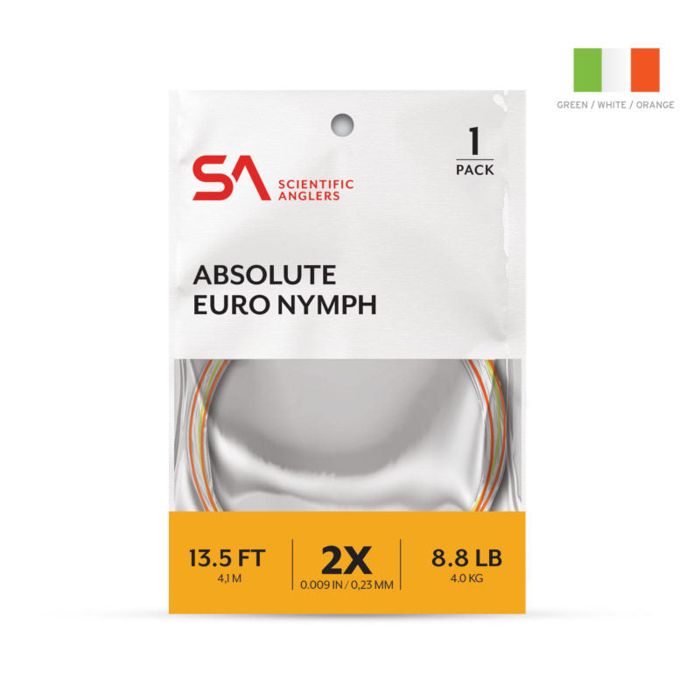 Поводковый материал Scientific Anglers Absolute Euro Nymph Leader