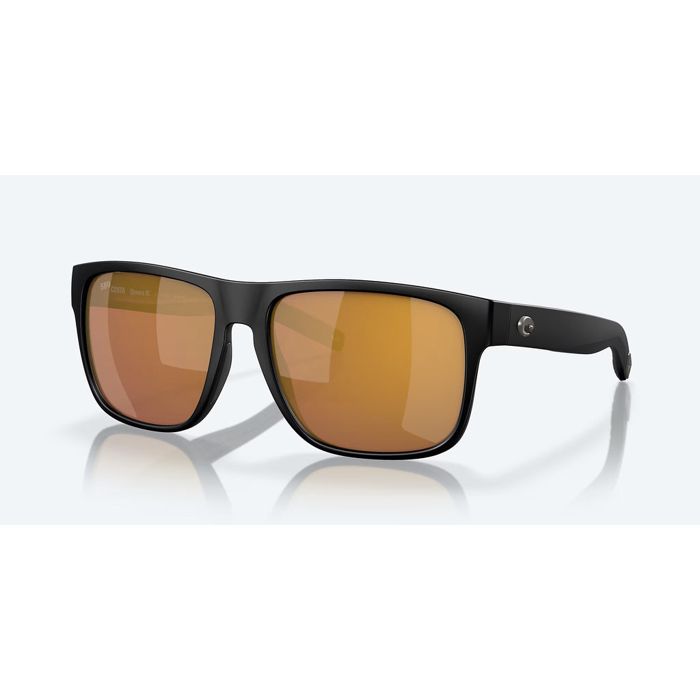 Поляризационные очки COSTA Spearo XL Matte Black / Gold Mirror Polarized Glass (580G)