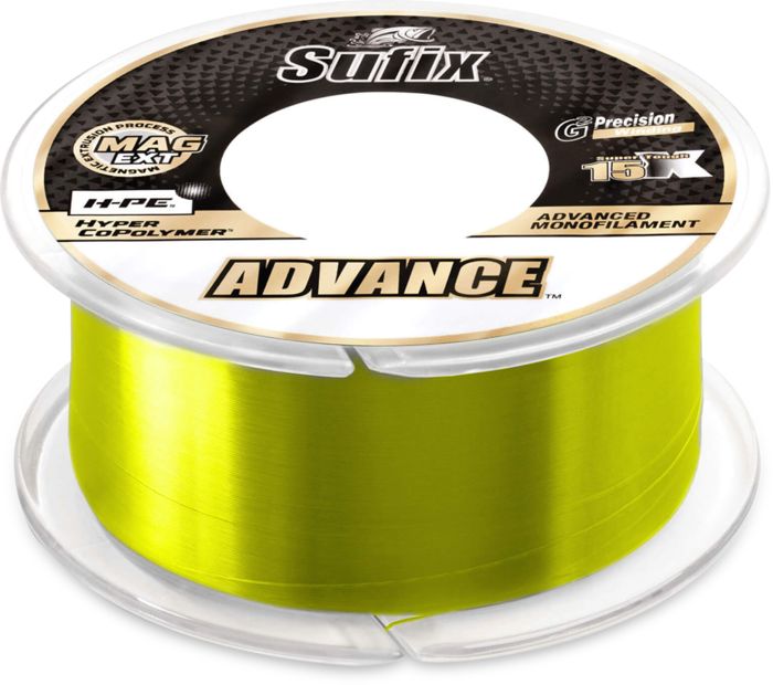 Sufix Advance монофильная леска, тест 12 lb