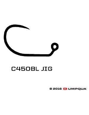 Крючки Umpqua Competition Hooks C450BL Jig - One Color / #12 Hook