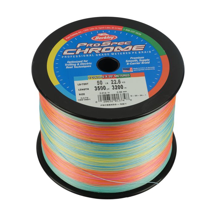 Плетёный шнур Berkley ProSpec Chrome Braid