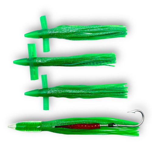 Морская приманка Lg. Green Triple Bird Chain