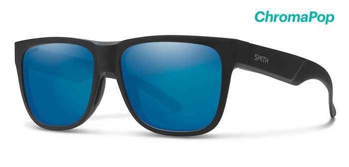 Поляризационные очки Smith - Lowdown 2 - Black Matte ChromaPop Glass Polarized Blue Mirror