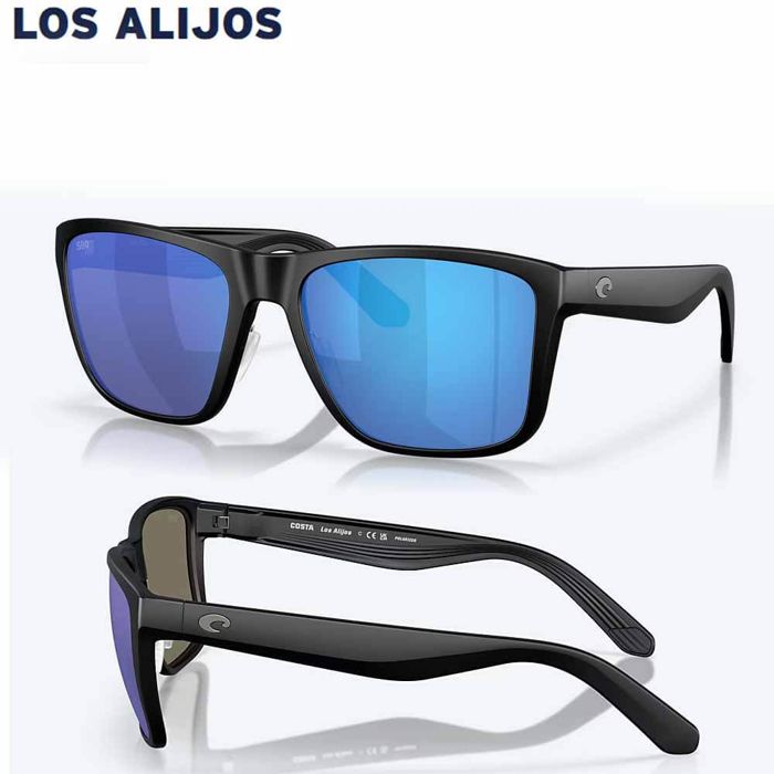 Поляризационные очки Costa Los Alijos Sunglasses - MATTE BLACK / 580P GRAY